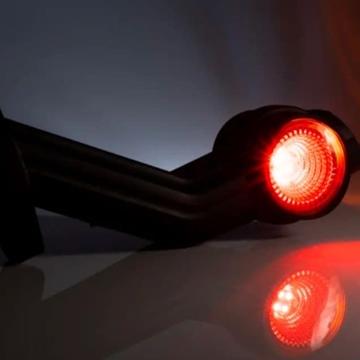 Piloto Led lateral curvo largo derecho - Imagen 2