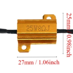 Resistencia bobinada 25 W 8 OHm - Imagen 2